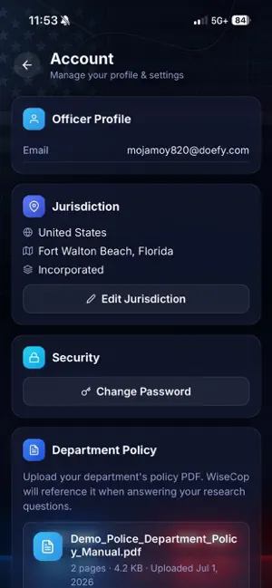 WiseCop screenshot 2