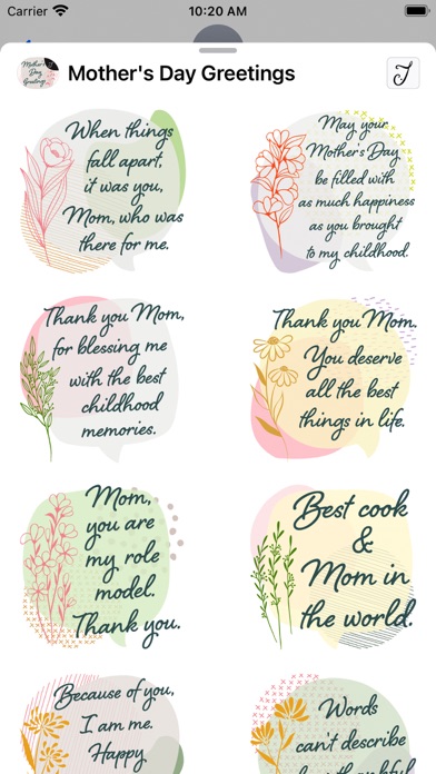Mother's Day Greeting Screenshot