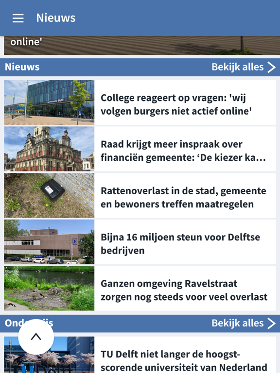 Screenshot #4 pour Omroep Delft