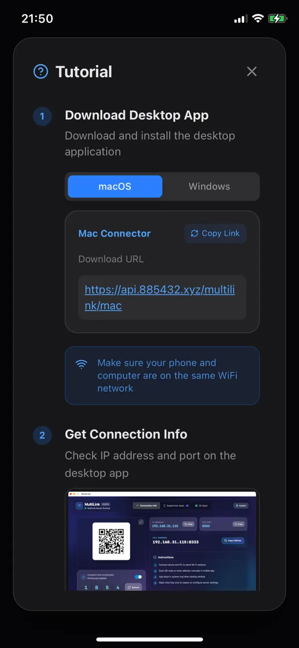 Screenshot #2 pour FileCast: WiFi File Transfer