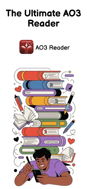 AO3 Archive Reader Unofficial iPhone screenshot 1