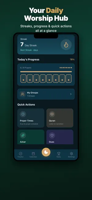 Ajr+ Muslim Daily Tracker screenshot 1