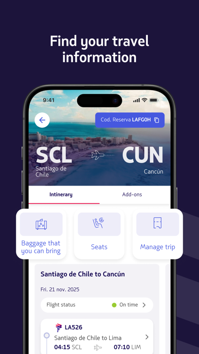 Screenshot #3 pour LATAM: Flights, Hotels, Cars
