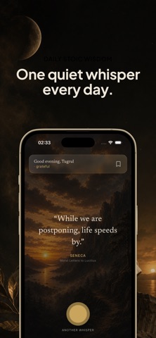 Seneca — Stoic Wisdom & Mood Screenshot 1 of 6