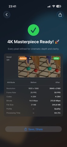 Smoothie: AI Video Enhancer screenshot