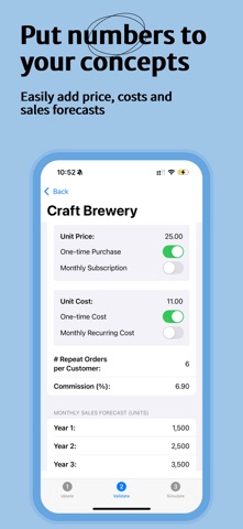 Monét - Startup Plan Builder Screenshot 5 of 10