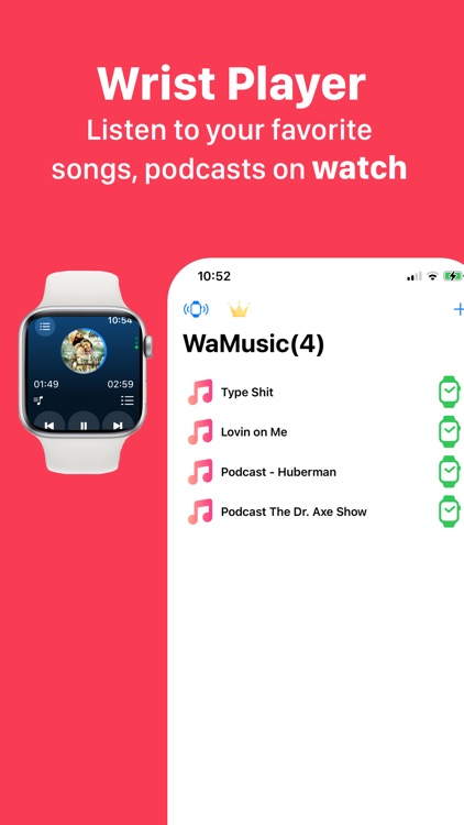 Watch Music Player - WaMusic screenshot-2