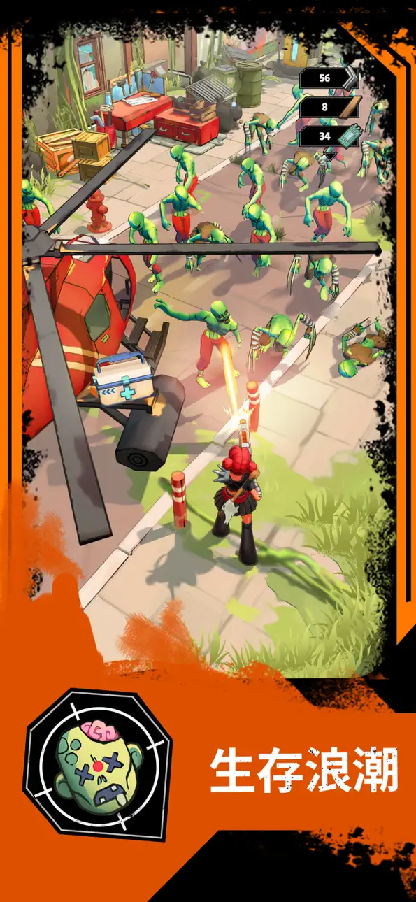 Zombiepunk: Fight & Survive iOS Mod IPA screenshot 2 - iOS game interface