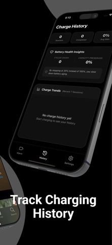 Battery Charge Monitor - Alarm iPhone screenshot