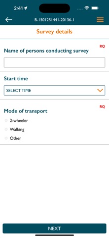 WVS Data Collection App Screenshot 3 of 6
