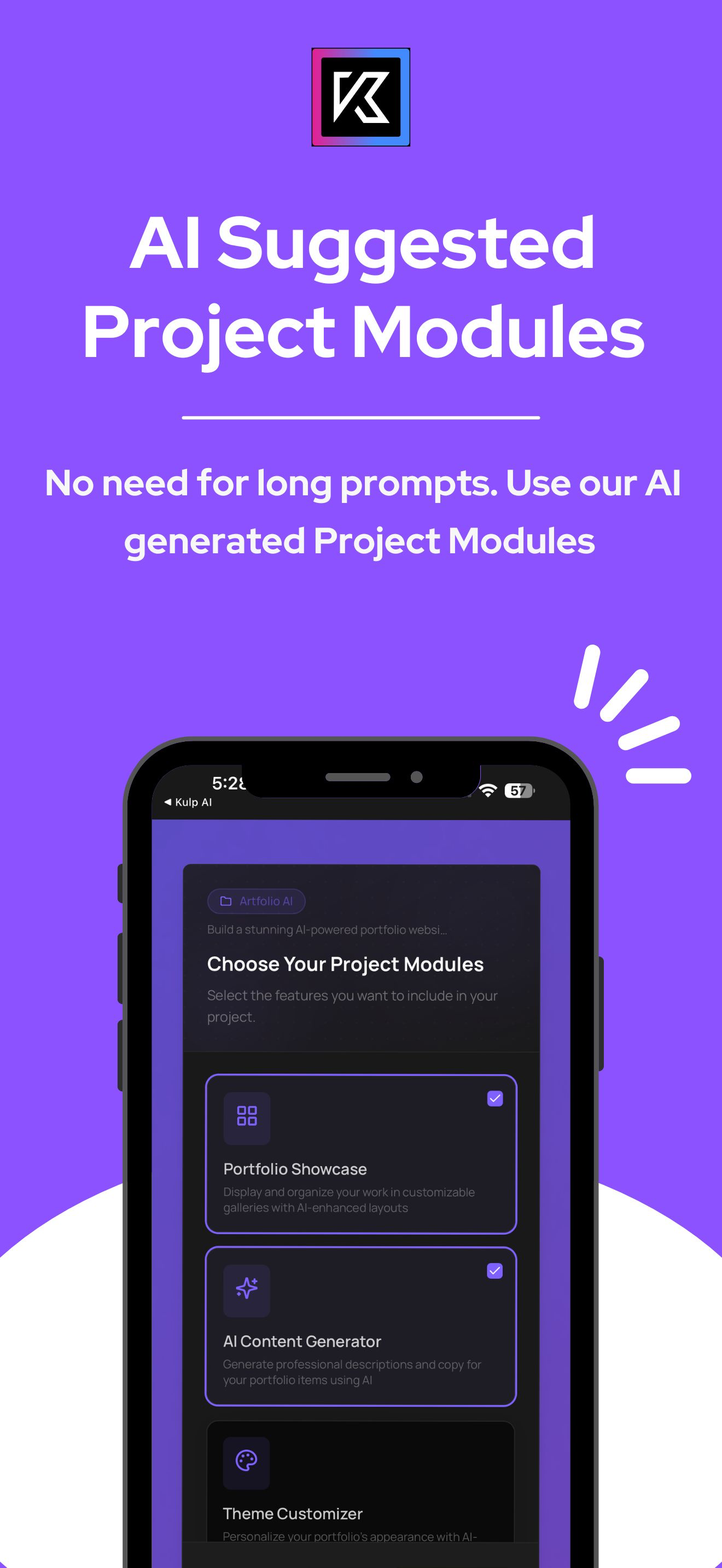 Kulp.AI - Software in Seconds