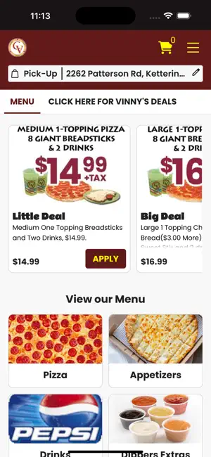 Cousin Vinny’s Pizza screenshot 2