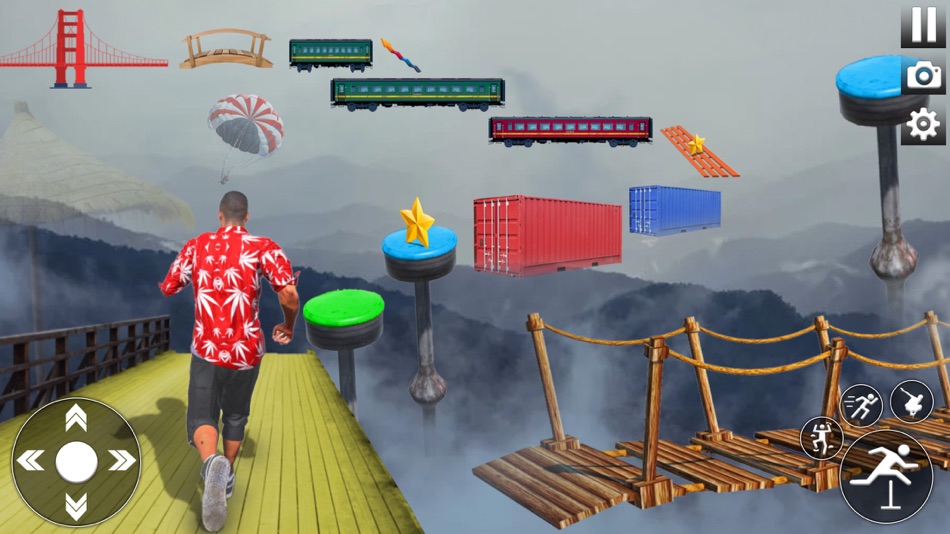 #3. Jumping Up Parkour Sim 3D Game (iOS) โดย: Muhammad Saqib Javid