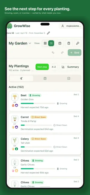 GrowWise screenshot 2