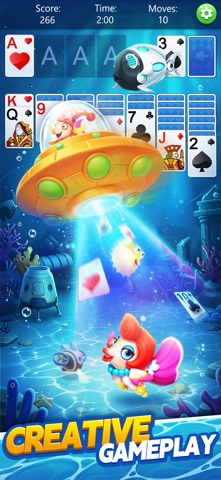 Solitaire Klondike Fish iPhone screenshot