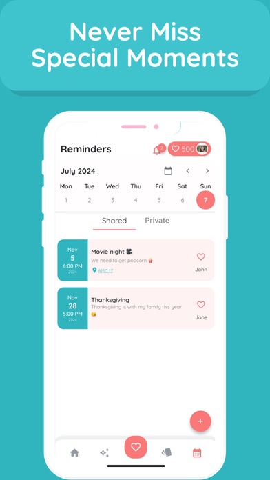 4Lovebirds: Relationship app Screenshot