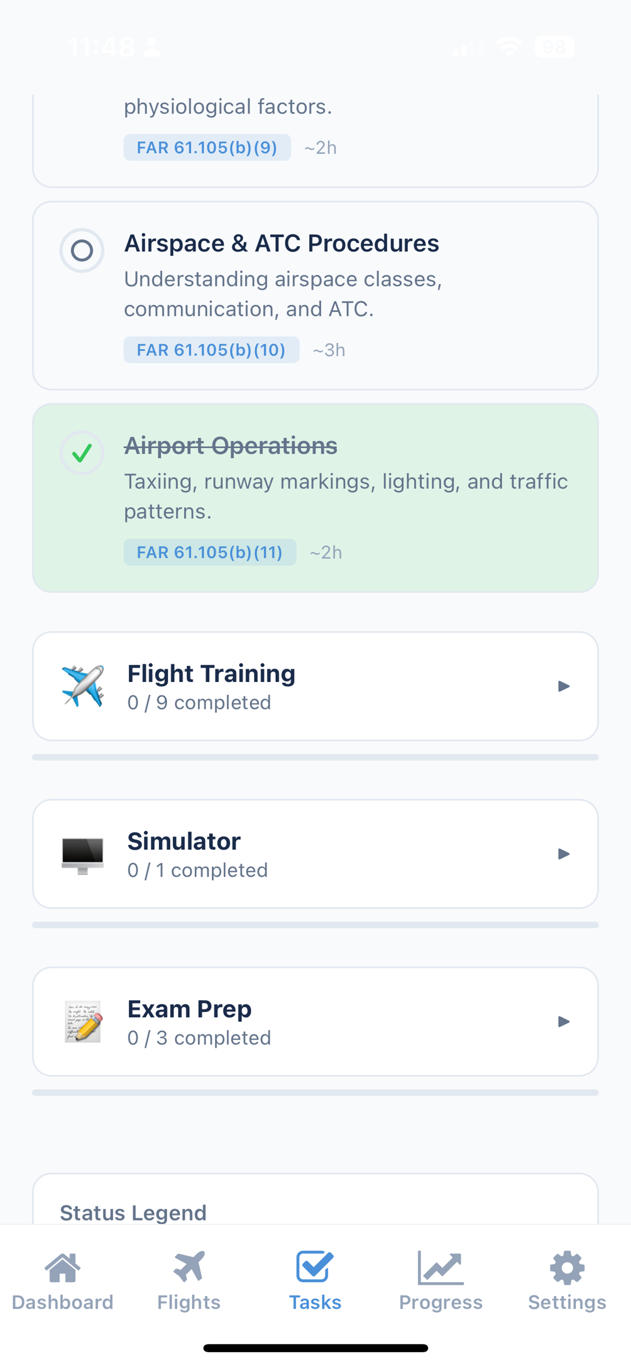 SkyLaunch: Flight Training App