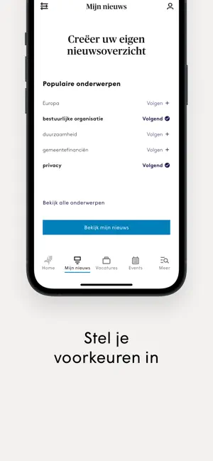 Binnenlands Bestuur Nieuws App iPhone screenshot 4