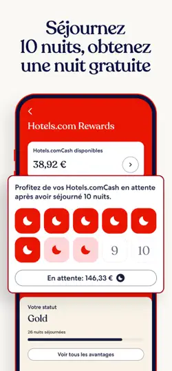 Capture d'écran de Hotels.com : Hôtels Et Voyage sur iPhone 3