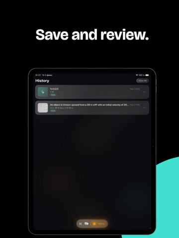 Flux: AI Homework Solver iPad screenshot