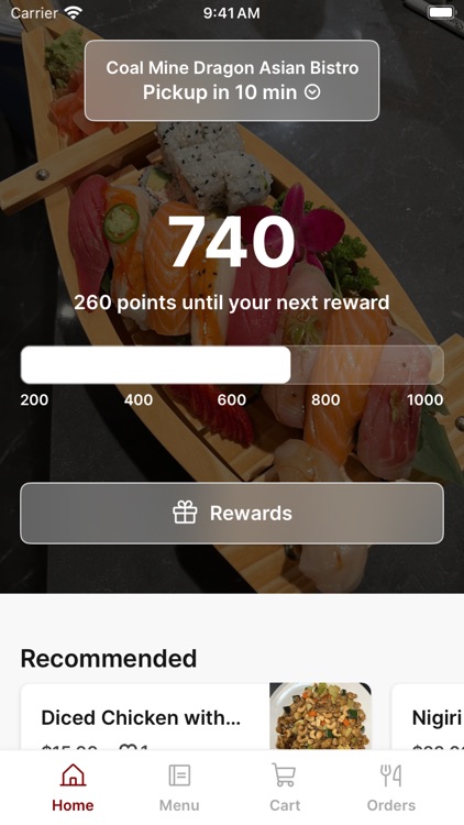 Coal Mine Dragon Asian Bistro