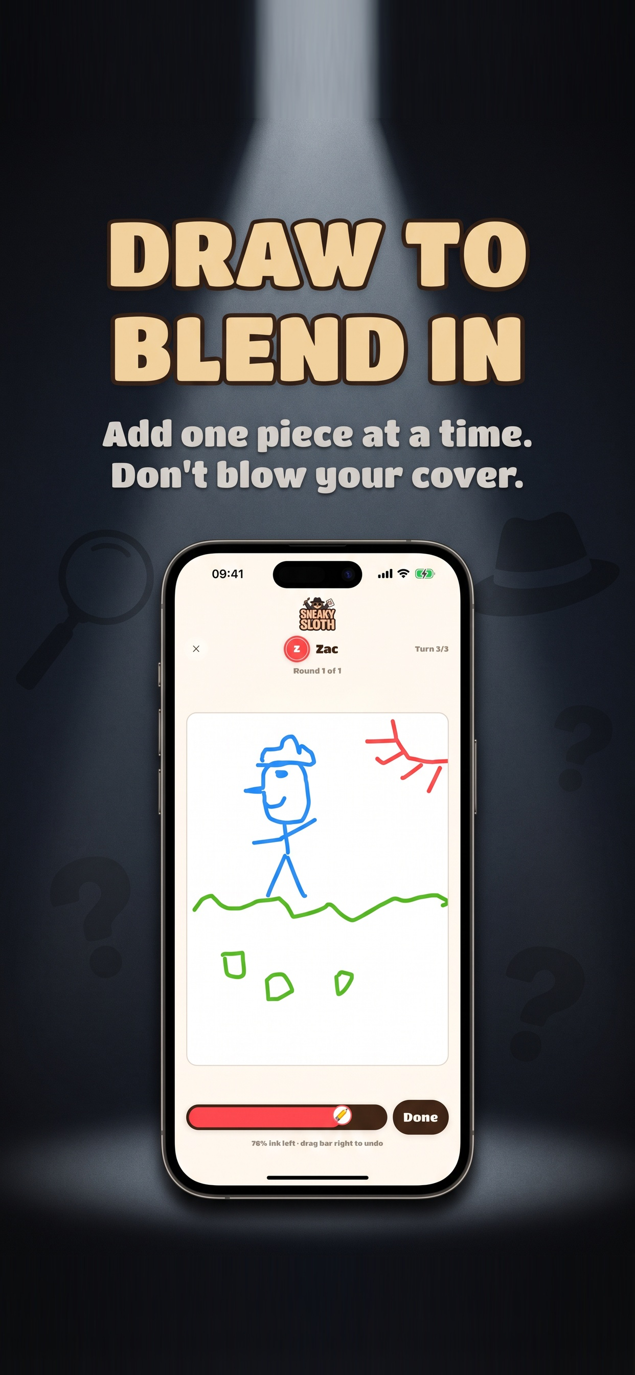 Sneaky Sloth: Imposter Drawing screenshot 4