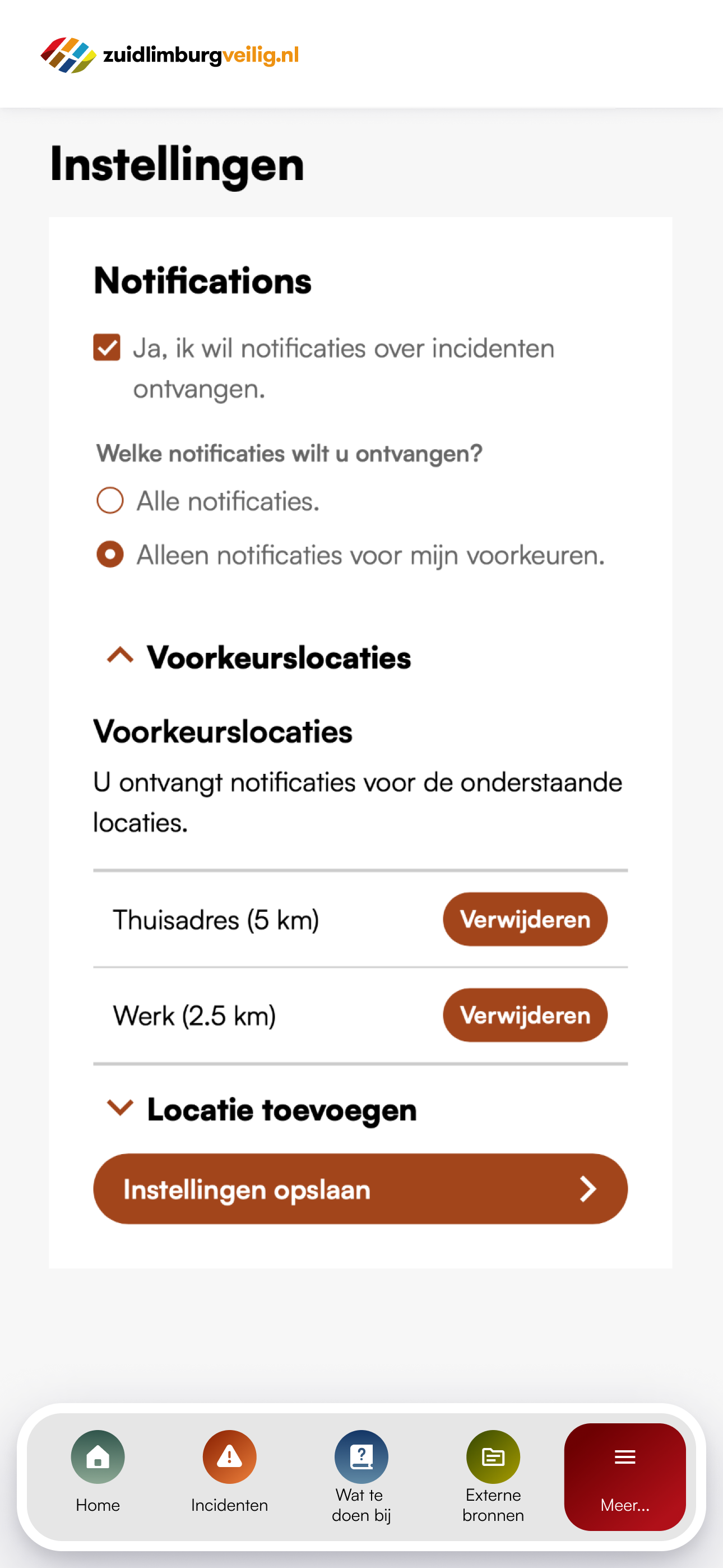 Zuidlimburgveilig screenshot 4