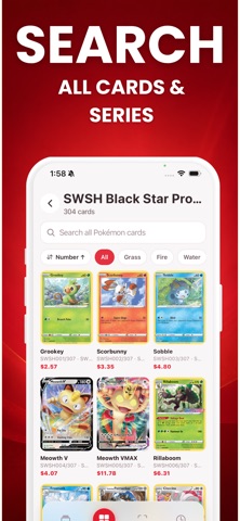 Card Value Scanner - PokéTCG iPhone screenshot
