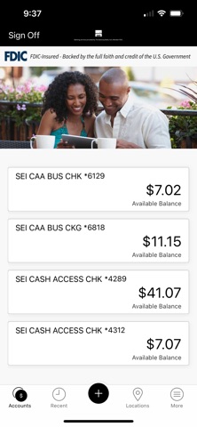 SEI Cash Access Screenshot 2 of 5