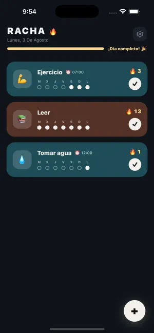 Racha: Hábitos sin excusas screenshot 1