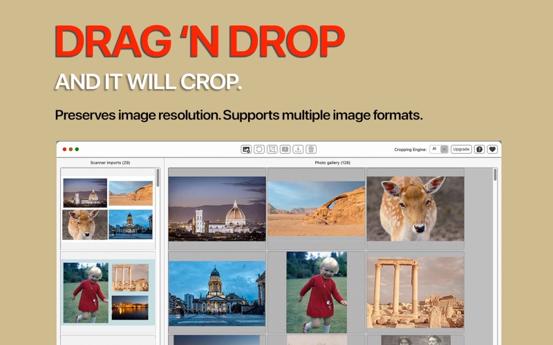 Screenshot #2 pour Snip: Batchcrop Scanned Photos