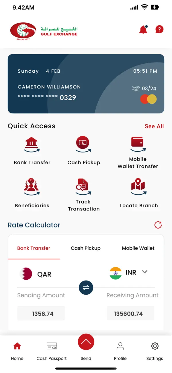 Screenshot #2 pour Gulf Exchange App