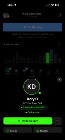 Paddle Rating: Pickleball iPhone screenshot