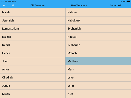 inWORD Bible iPad screenshot 10 - Reference app
