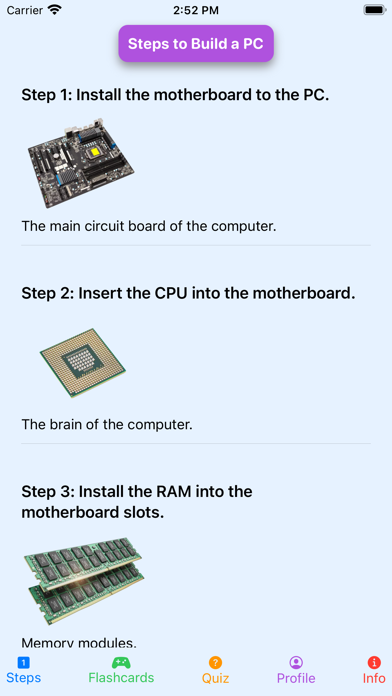MyFirstPCBuild Screenshot