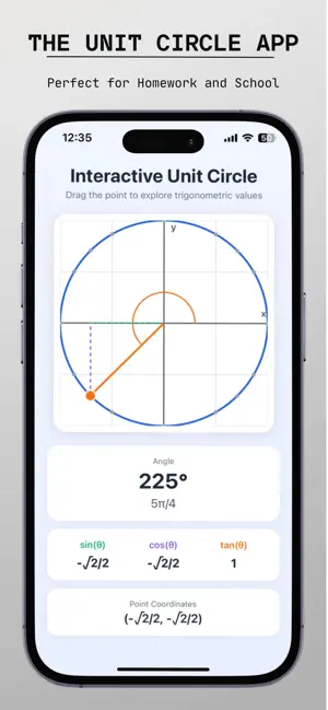 The Unit Circle App screenshot 1