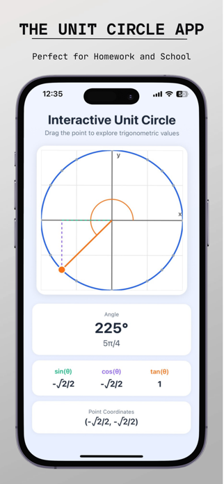 The Unit Circle App Screenshot 1 of 1