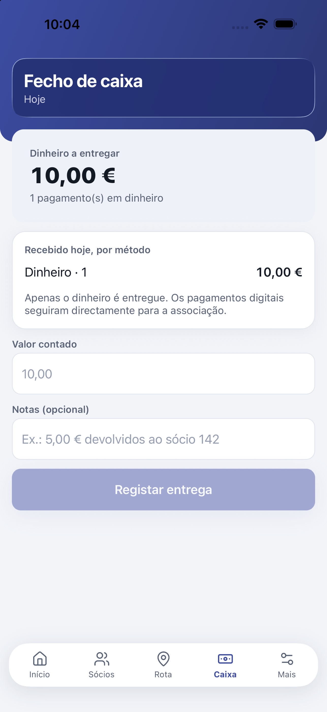 Screenshot 2 of Associados Cobranças