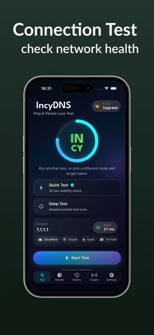 QuattroDNS - Network Test Screenshot 1 of 3