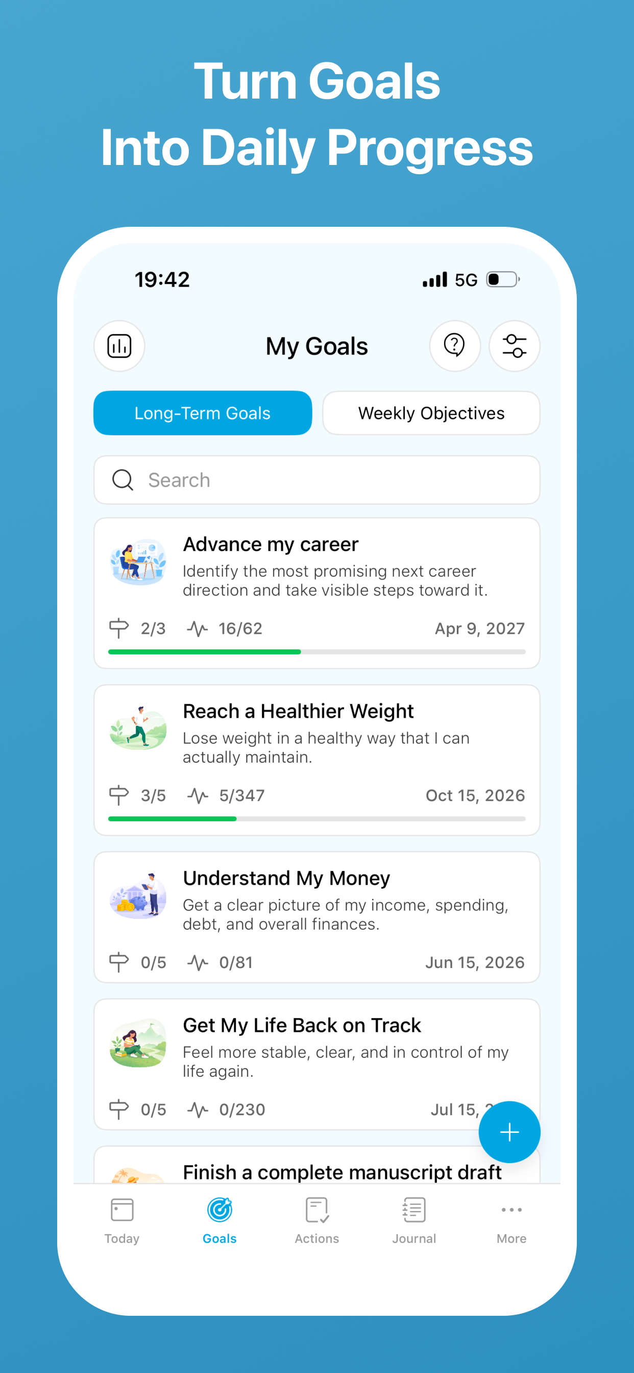 Goal Tracker & Daily Planner