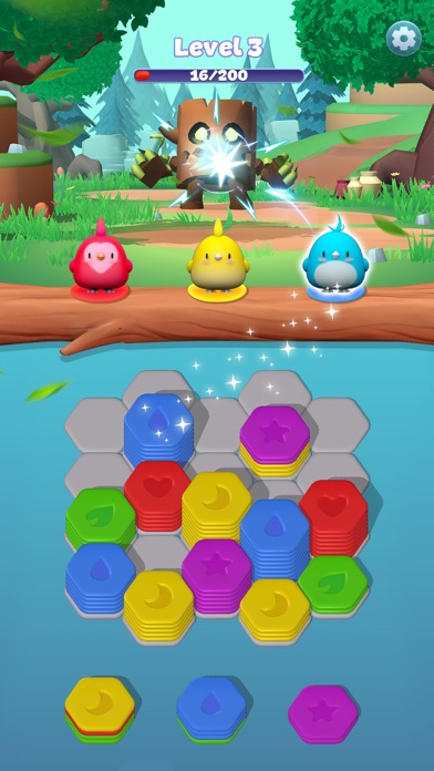 HexaSort: Bird Allies Screenshot