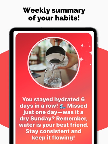 Daily habit tracker - MyRecap iPad screenshot