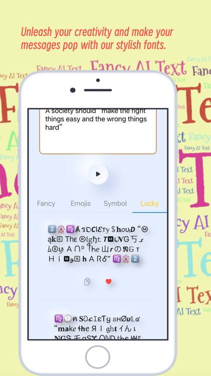 Fancy Text Fonts-AI Font emoji