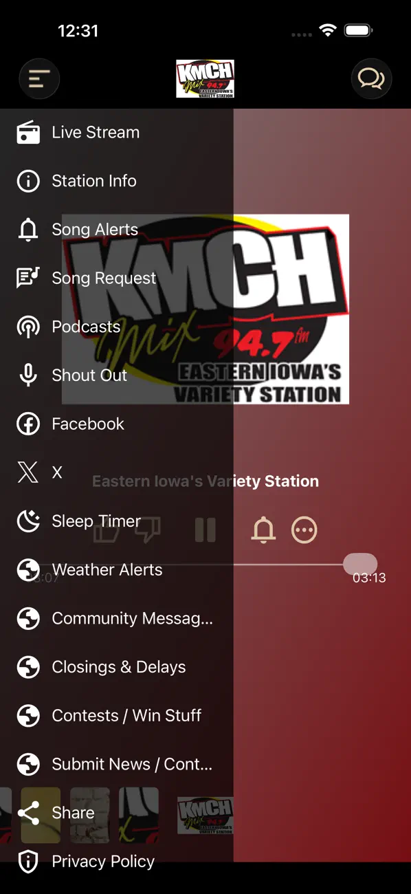 Screenshot #2 pour KMCH Mix 94.7