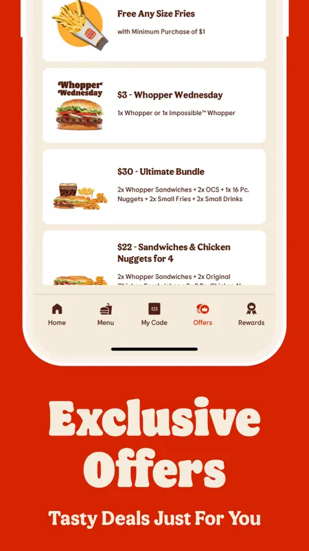 BURGER KING® App screenshot 3 of 7
