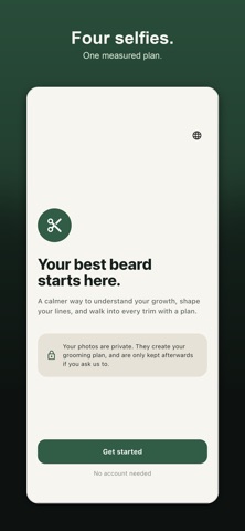 Trimr - Beard Trim Plan iPhone screenshot