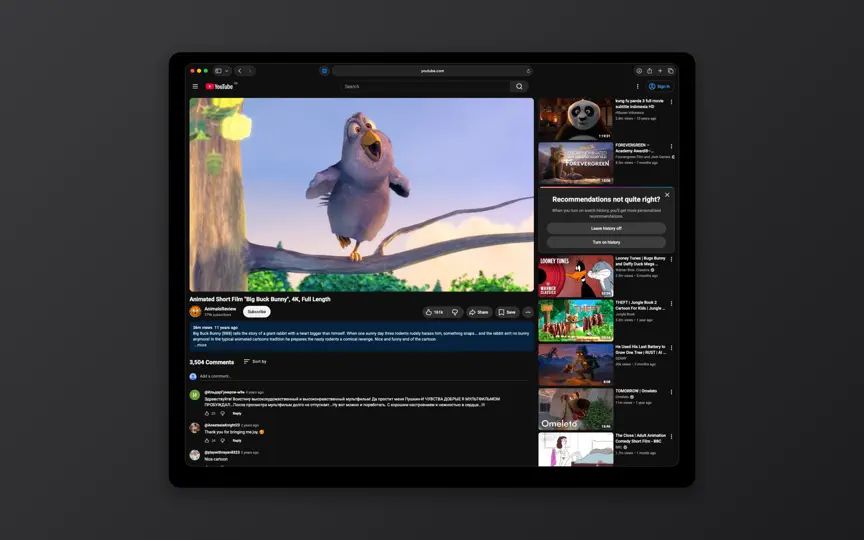 Screenshot von Fill Window For Video auf dem iPhone 1