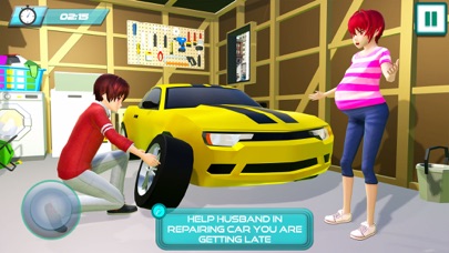 Anime Pregnant Mom & Baby Sim Screenshot