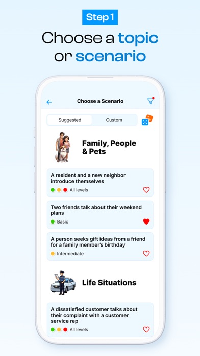 Screenshot 4 of AI Language Practice - Bubblz App
