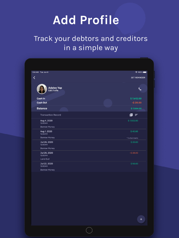 Screenshot #5 pour EzDebt Book - Debt Manager